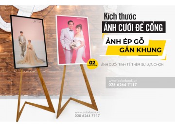 Kích thước ảnh cưới để cổng phổ biến